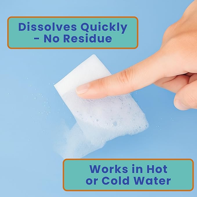 Travel Laundry Detergent Sheets 50 Pack ?€? Compact Travel Detergent for Sink Washing, Lightweight Laundry Detergent Strips for Clothes on Trips, Hotels & Cruises