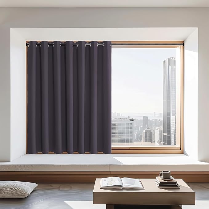 NICETOWN Blackout Curtains 72 inches Long, Grommet Privacy Window Thermal