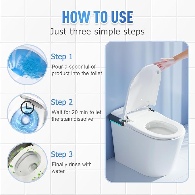2025 Upgraded Foam Toilet Cleaner, New Powerful Toilet Bowl Cleaner, Advanced Bathroom Cleaner for Home, Powerful Instant Bowl Cleaners for Toilets Squatting Pans (2)