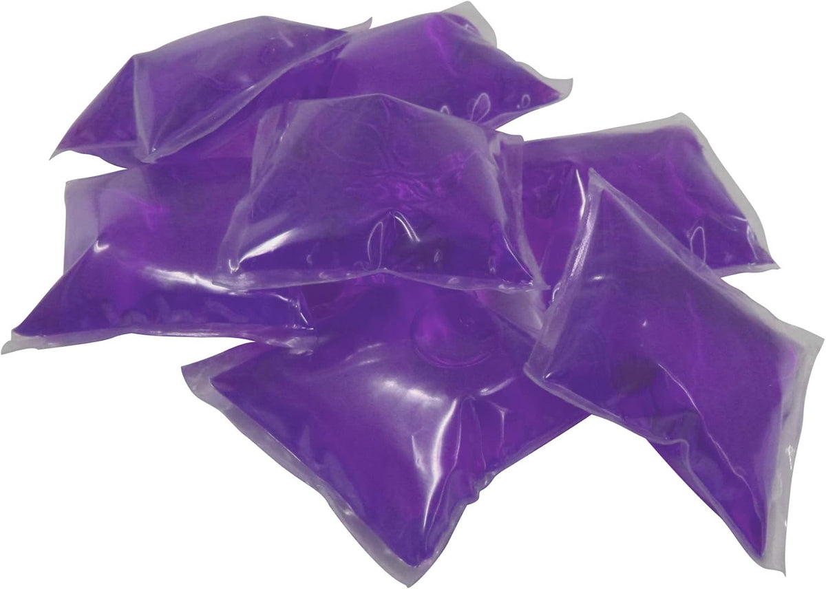 Reusable Purple Ice Cubes – 135 Mess-Free Non-Melting Ice Alternatives for Drinks & Coolers