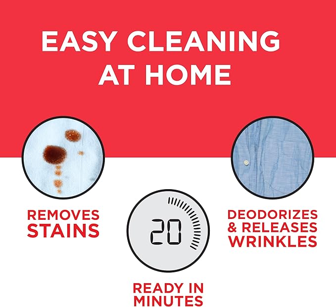dryel At-Home Dry Cleaner Kit, New and Improved Formula with Rapid Refresh Technology, Gentle Laundry Care for Special Fabrics and Dry-Clean-Only Clothes, 5 Loads