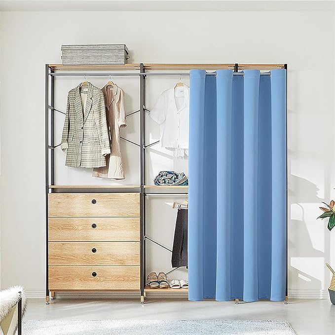 ChrisDowa Blackout Door Curtains