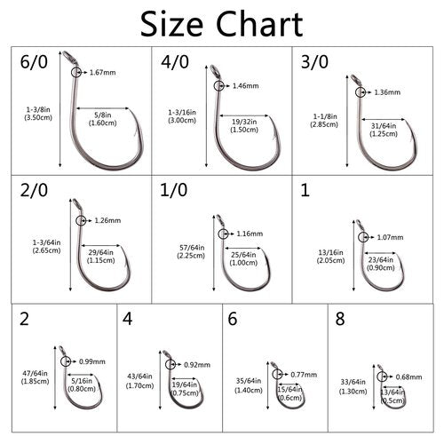 BASSROCK 30 Pack Octopus Fishing Hooks EWG Baitholder Hooks for Bass Trout Walleye Panfish Catfish in Saltwater Freshwater