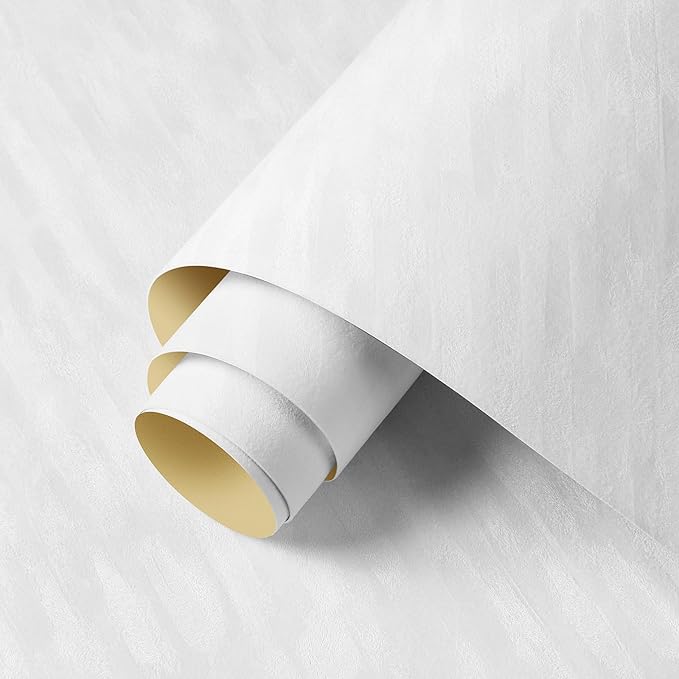 ReWallpaper White Velvet Wallpaper Peel and Stick Luxury Velvet Fabric
