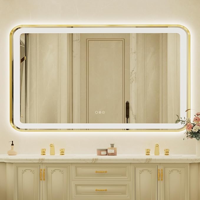 32x55 Inch LED Bathroom Mirror