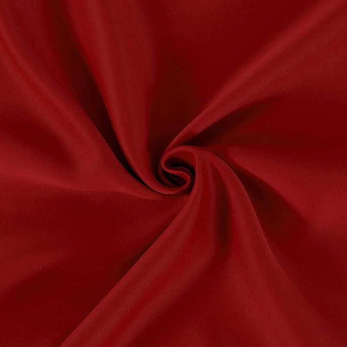 LEMOMO Red Blackout Curtains 42 x 54 Inch Length Set of 2 Panels Grommet