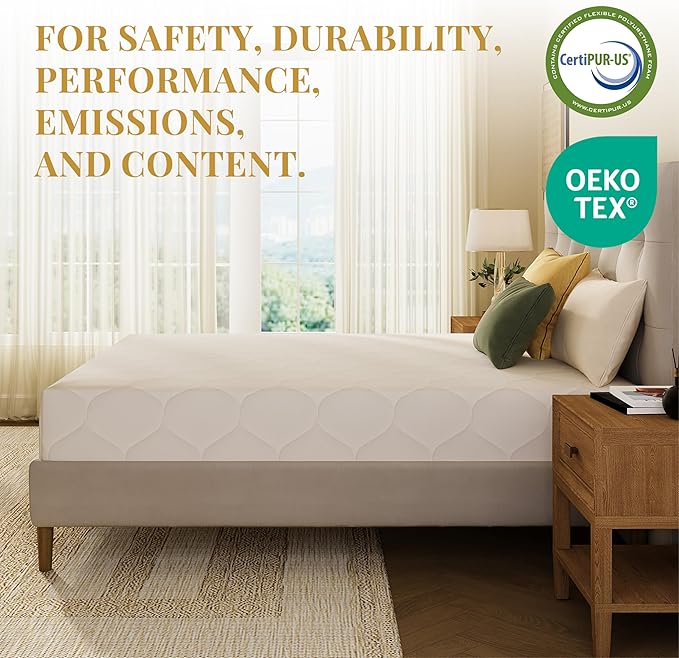CH CHARME HOUSE 5 Inch Twin Size Memory Foam Mattress in a Box for Kids, Relieve Pressure with Medium Firm Support, Fiberglass Free, CertiPUR-US Certified