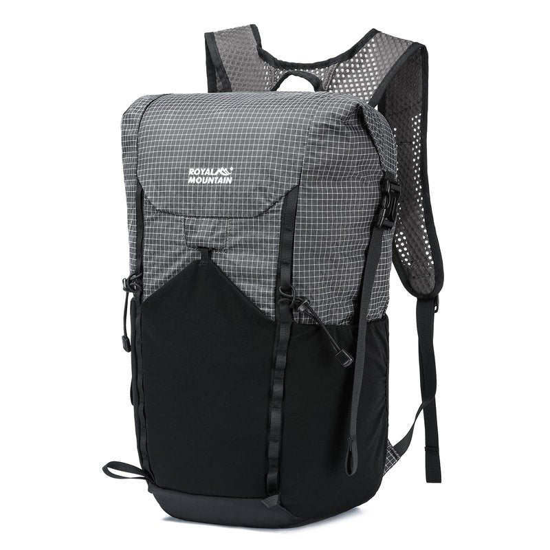 ROYAL MOUNTAIN 20l Hiking Backpack For Women&Men, Water Resistant Daypack Backpacks, Foldable & Packable Hiking Backpack, Lightweight Small Daypack For Travel Camping (Grey)