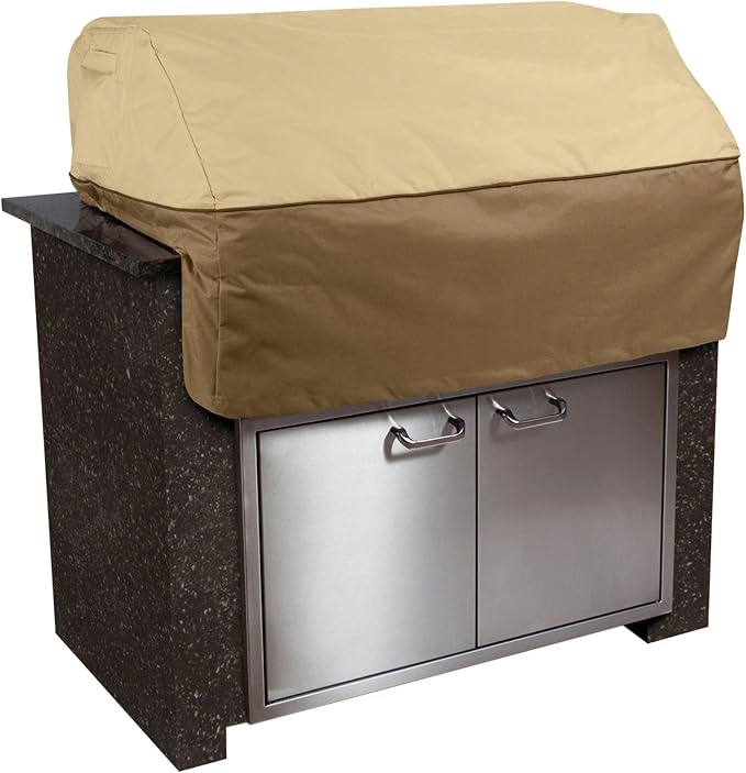 Classic Accessories Veranda Water-Resistant 37 Inch Island BBQ Grill Top Cover