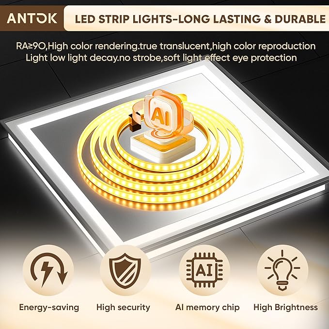 Antok 60X30 LED Bathroom Mirror