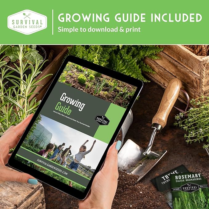 Fall Vegetable Seeds Collection - 8 Packs of Non-GMO Heirloom Cool Weather Seed Varieties for Planting Vegetables | Autumn & Indoor Gardening Variety Pack - Survival Garden Seeds