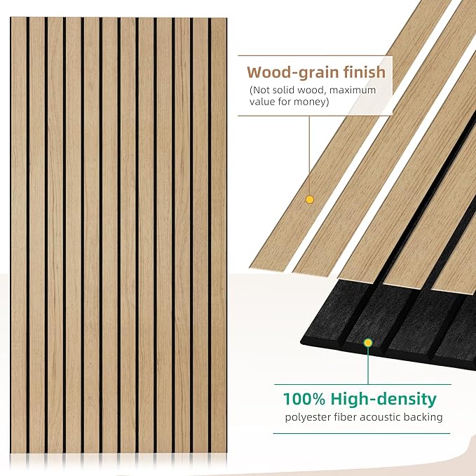 4 Pack Soundproof Wall Panels, Decorative Noise Dampening Panels, Sound Panels