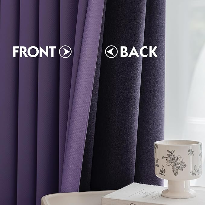 FMFUNCTEX 100% Blackout Curtains