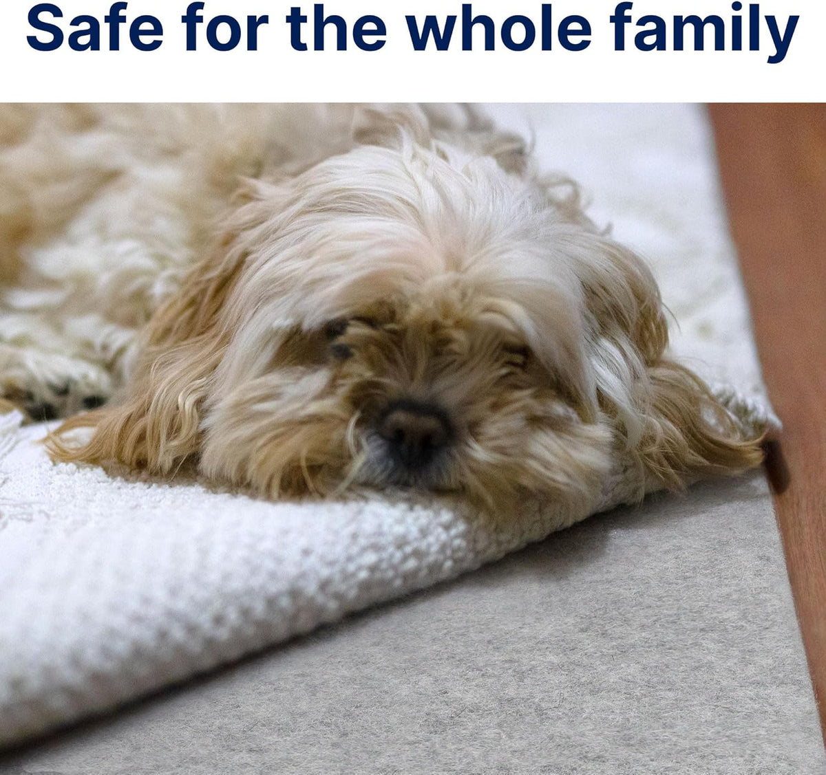 RUGPADUSA - Eco-Plush - 10' Square - 1/4" Thick - 100% Felt - Premium Cushioned Rug Pad - Available in 3 Thicknesses, Many Custom Sizes