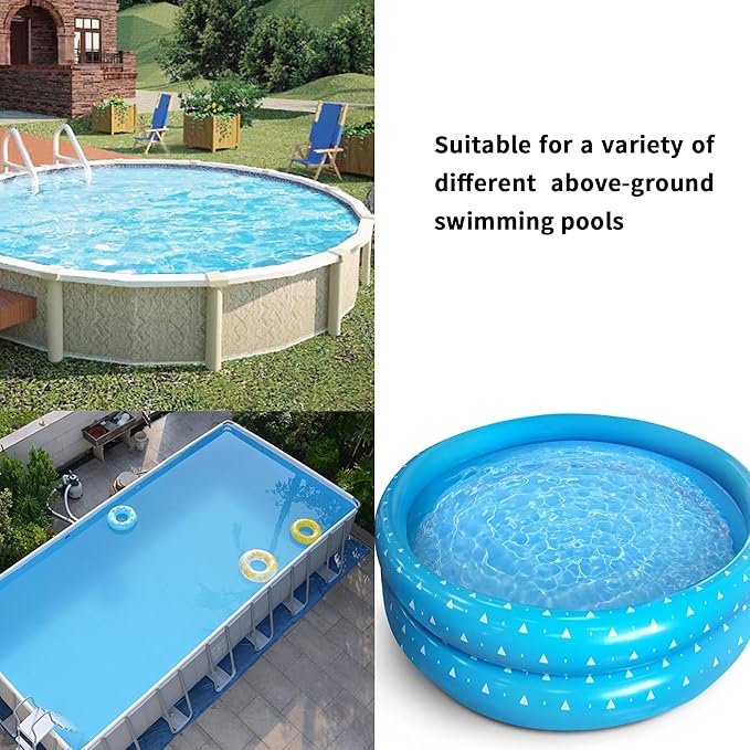 Cordless Handheld Pool Vacuum with 13.2 Gal/Min Powerful Suction, Rechargeable Spa and Hot Tub Vacuum Cleaner, Portable Small Pool Vacuum for Above Ground Pools, Inflatables & Steps, 2 Brush Heads