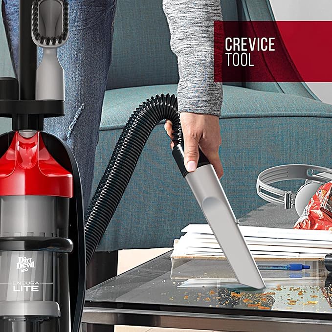 Dirt Devil Endura Lite Upright Bagless Vacuum Cleaner for Carpet and Hard Floor, Powerful, Lightweight, Corded Vacuum Cleaners for Home Use