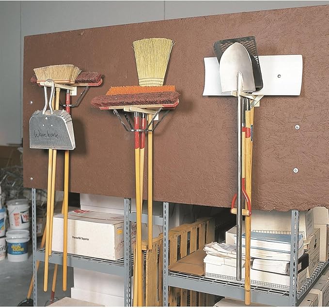 Gempler's Extra Long Tool Rack for Shovels, Spades, Rakes, and Brooms