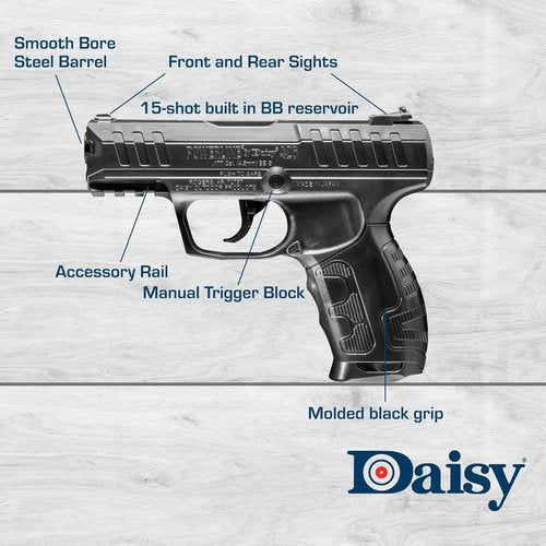 Daisy Powerline 426 Air Pistol - High-Powered Performance | Compact Design for Precision Shooting