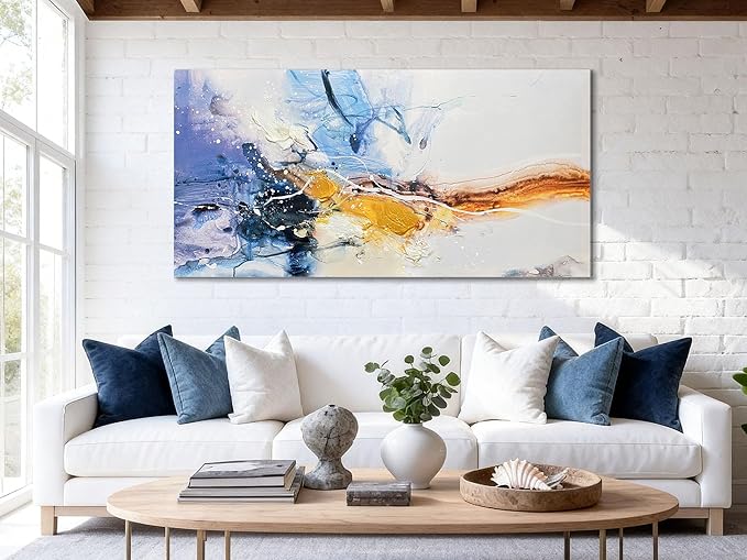 Ardemy Large Abstract Wall Art 58"x29"