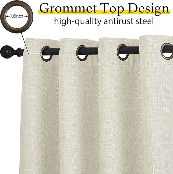 NICETOWN 30 Inch Length Curtain Valances, 2 Panels Blackout Thermal Insulating