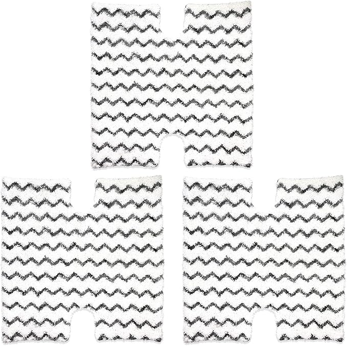 Extolife 3 Pack Steam Mop Replacement Pads for Shark Lift-Away Pro & Genius Steam Pocket Mop System S3973 S3973D S3973WM S5001 S5002Q S5003A S5003D S5004 S5004W S6001W S6002 S6002C S6003D S6003W