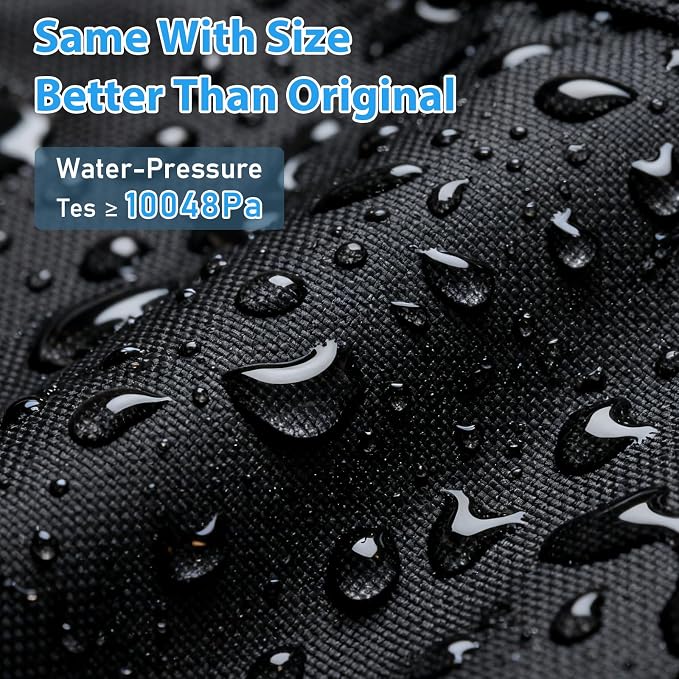 Utheer Grill Cover for Pit Boss 3-Series Gas Vertical Smoker, Upgraded Full-Length Heavy Duty 600D Waterproof Anti-UV Cover for Pit Boss PBV3G1/PBV3A1/10947, Double-Stitched Tear-Resistant Seams