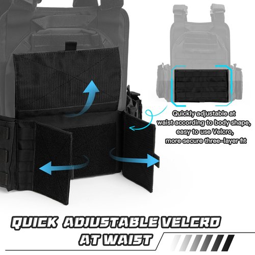 Jueachy Weighted Vest for Men: Quick Release Lightweight Adjustable Breathable Outdoor Vest for Sport