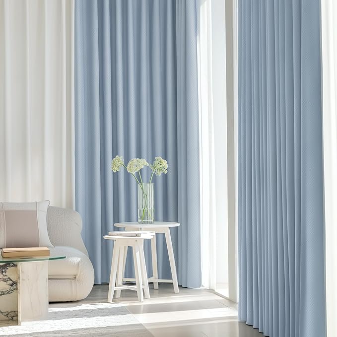 FMFUNCTEX 100% Blackout Curtains