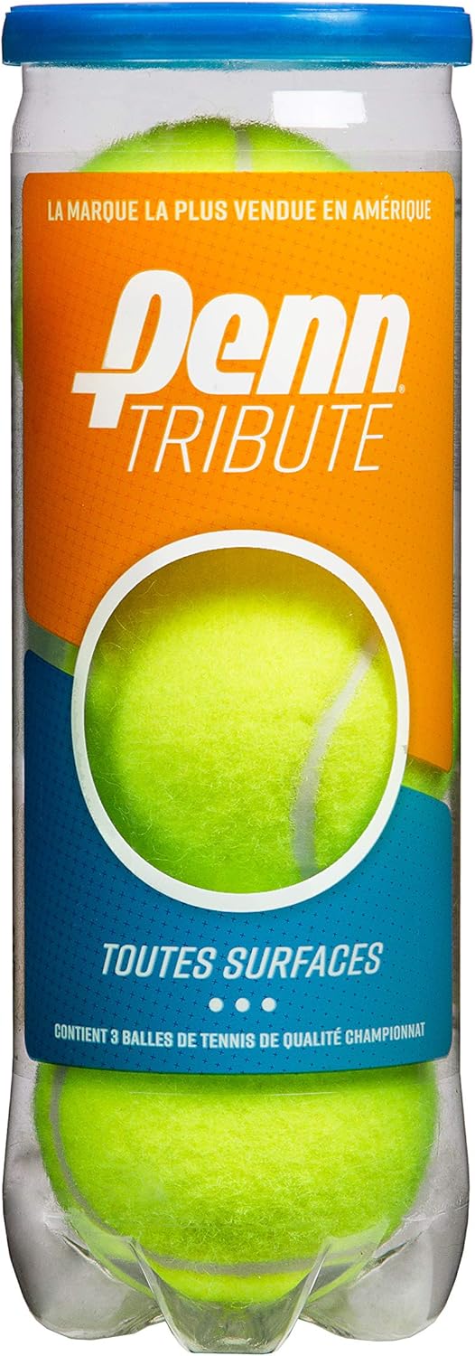 Penn Tribute Tennis Balls - High-Performance Felt for Superior Play | 3-Pack