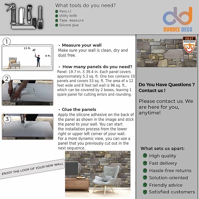 Dundee Deco 3D Wall Panels