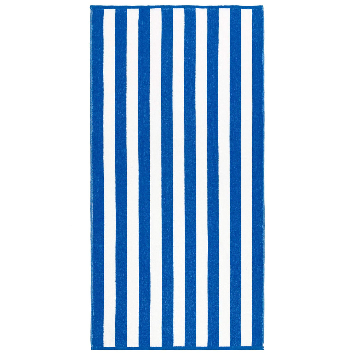 Beachland Classic Cabana Stripe Beach Towel - 30 x 60 inch - Soft Cotton Terry Resort Style Perfect for Beach and Pool (Royal-Mint-Tur, 6 Pack)