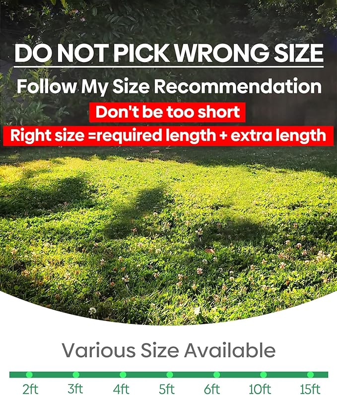 Short Metal Garden Hose 2 ft with Female to Female Connector， Stainless Steel Small Leader Hose for Hose Reel, Long, Flexible, Lightweight & Heavy Duty Water Pipe, Outdoor Water Hose Extension Adapter