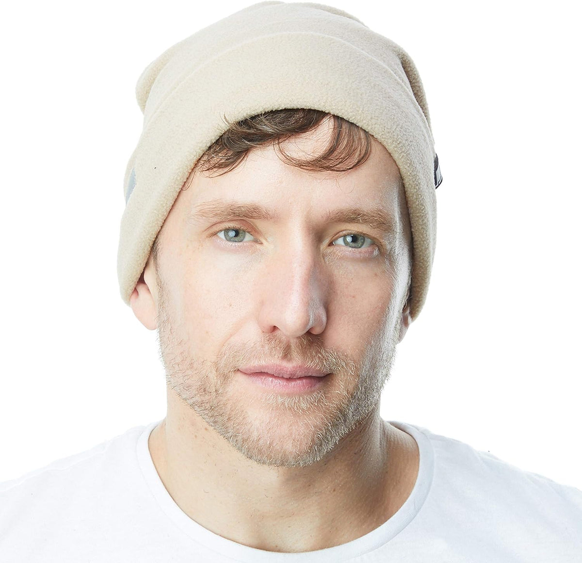 The Hat Depot Fleece Winter Functional Beanie Hat Cold Weather-Reflective Safety for Everyone Performance Stretch