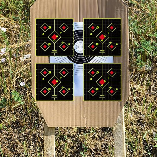 Bull's-Eye Multicolor Splatter Targets - Ideal for Indoor & Outdoor Shooting Practice