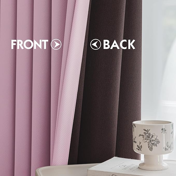FMFUNCTEX 100% Blackout Curtains