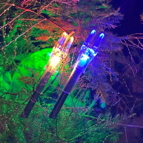 G Lighted Nocks - High-Visibility LED Arrow Nocks with ON/OFF Switch | 6/12 Pack for .165-.246 ID
