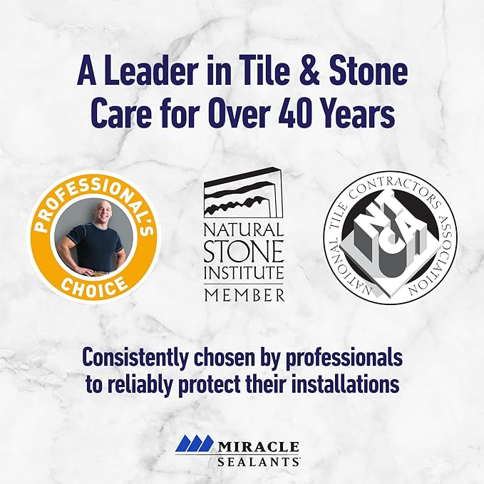 Miracle Sealants Miracle Heavy Duty Non-Acidic Cleaner, Tile & Stone Cleaner & Grout Haze Remover, Quart