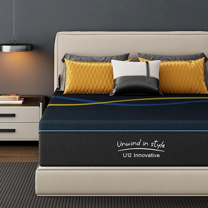 12 Inch Twin Memory Foam Mattress with Removable Cover, Medium Firm Breathable Mattress in a Box, Pressure Relief, No Fiberglass