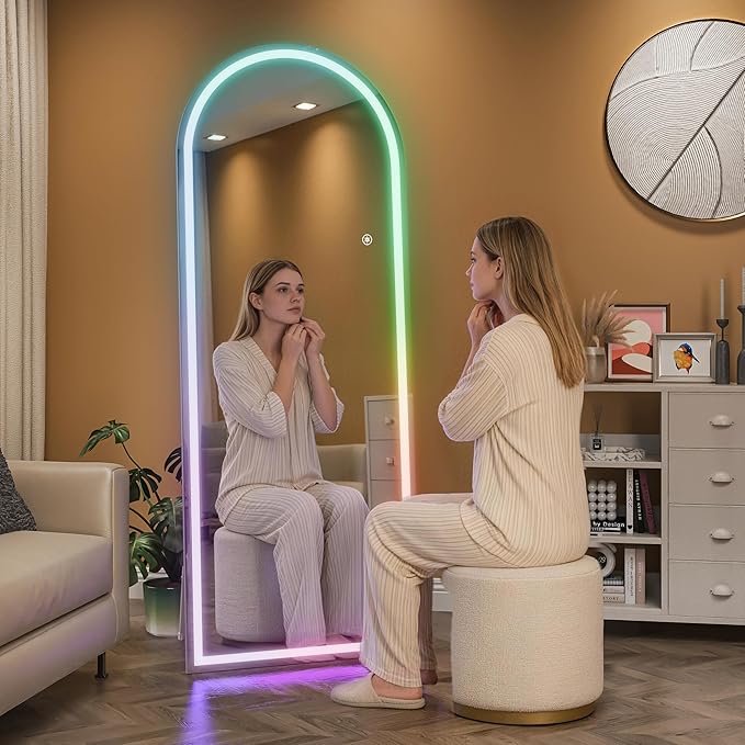 Hasipu Arch Full Length Mirror 95 x 40 in