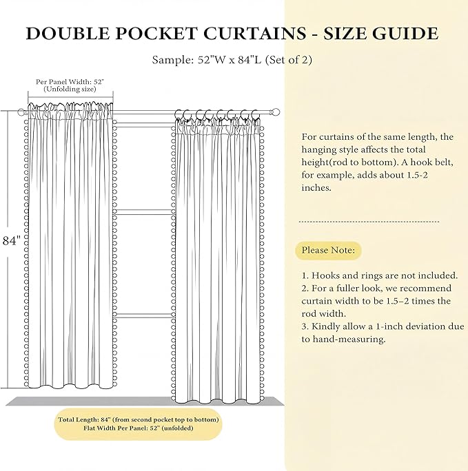 NICETOWN Blush Pink Short Velvet Curtains