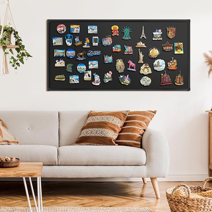 SELEAD Double-Sided Magnetic Chalkboard 48 x 24 Inches