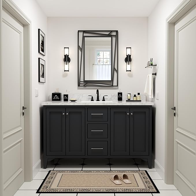 Rectangular Wall Mirror, Hang Horizontally or Vertically