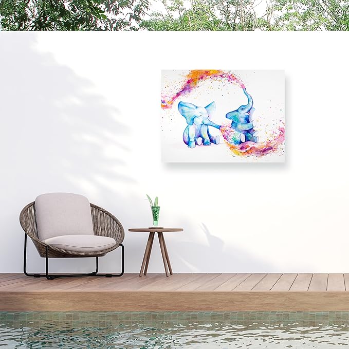 Outdoor Canvas Art - Marc Allante 'Sorella' Wall Art for Outdoor Spaces, Patios, or Gardens by Trademark Fine Art
