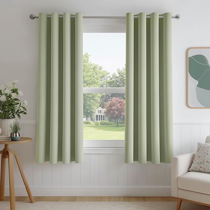 FMFUNCTEX 100% Blackout Curtains