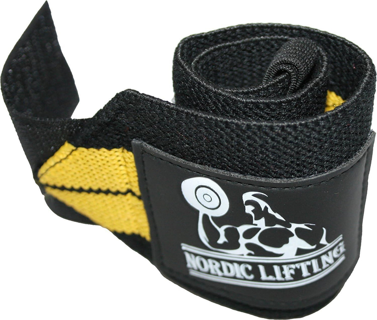 Wrist Wraps for Weightlifting & Powerlifting - Durable Support Straps with Thumb Loop (1 Pair) - Essential Gym Gear for Men & Women