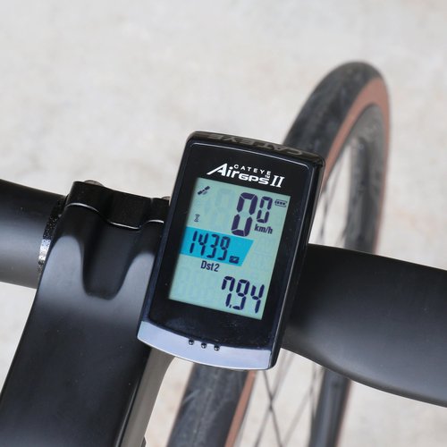 CATEYE AirGPS USB Rechargeable Bike Computer – GPS Cycling Computer with Bluetooth ANT+, GPS Bicycle Speedometer, FlexTight™ Mount, IPX7 Waterproof, Auto Backlight Display, Ride Upload (CC-GPS100N)