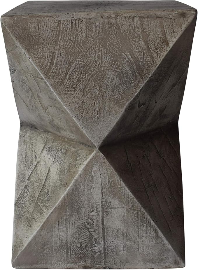Christopher Knight Home Manuel Weight Concrete Accent Table, Light Gray