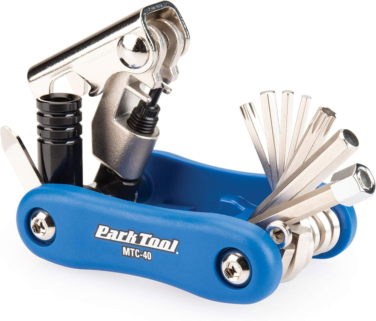 Park Tool MTC-10 Bicycle Multi-Tool with 3, 4, 5 & 8mm Hex Wrenches, T25 & Screwdriver