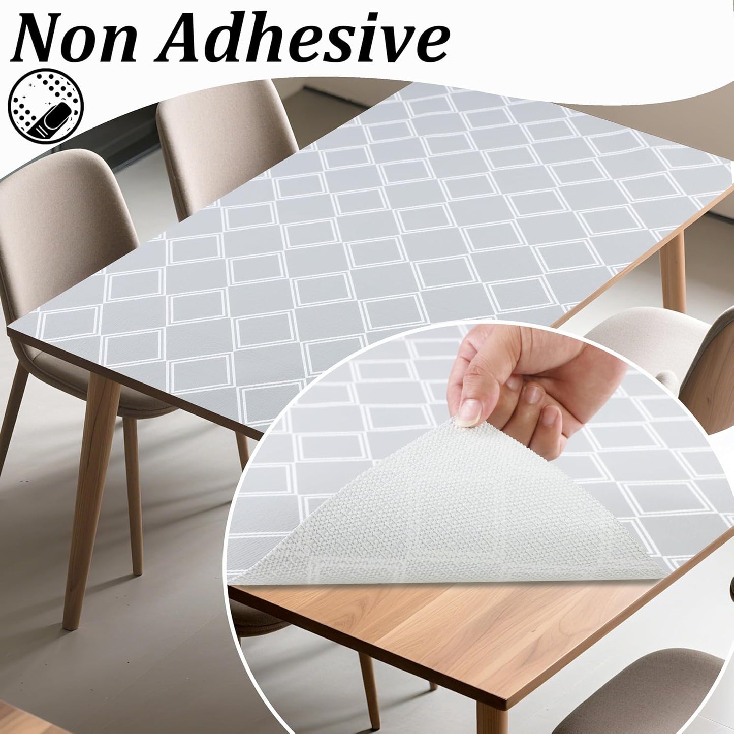 Cabinet Liners for Shelves Waterproof 20 Inch X 20 FT Shelf Liners for Kitchen Cabinets Non-Adhesive Drawer Liners Non Slip Grip Cupboard Paper Liners for Kitchen Bathroom Closet Fridge Pantry