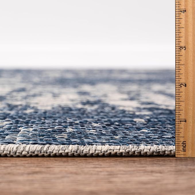 Keen Home Design Terrace Outdoor Area Rug - 9x12 Washable Indoor/Outdoor Rug for Patio, Kitchen, Balcony, Beach, Garden, Deck and Porch, Size: 8'10"x12'